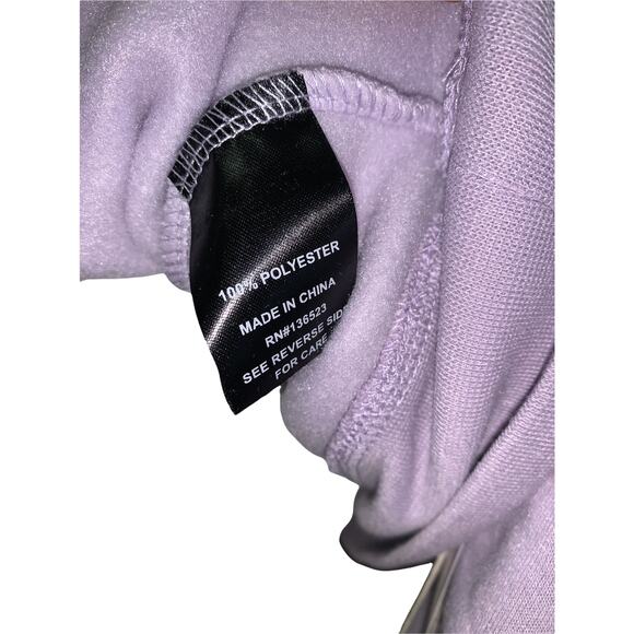 Brooklyn Cloth Light Purple Quarter Zip Pullover Sweater SELF LOVE CLUB L - Picture 3 of 5